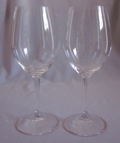 Two white wine - white, goblets