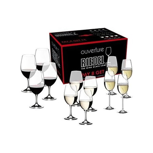 Riedel ouverture red and - and, white