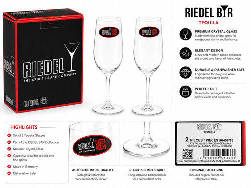 Riedel byr tequila glasses - byr,